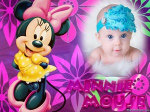 Fotomontaje infantil gratis con Minnie Mouse